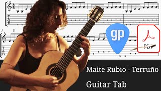 Maite Rubio - Terruño Guitar Tabs [TABS]