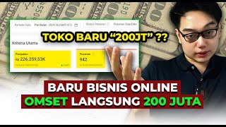 Baru Bisnis Online Omset Langsung 200 Juta ( Shopee TikTok Shop Lazada Tokopedia )