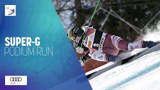 Tamara Tippler (AUT) | 2nd place | Women's SG | Cortina d'Ampezzo | FIS Alpine