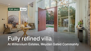 Fully refined luxury villa at Millennium Estates, Meydan Gated Community | haus \u0026 haus