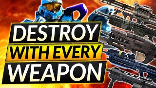 1 PRO TIP for EVERY WEAPON in Halo - ALL GUNS Explained and Ranked - Halo Infinite Guide