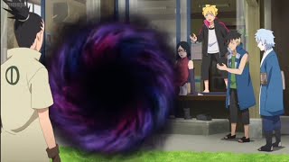 Boruto and Kawaki create Transportation Jutsu using karma, Boro is suspicious of Kashin Koji