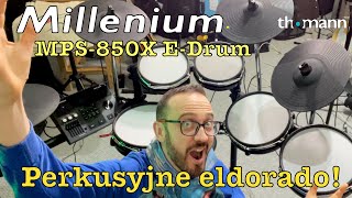 Millenium MPS-850 E-Drum Set - Elektroniczna perkusja z ogromnymi możliwościami! USB i własne sample