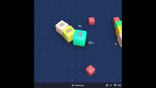 Trying to outsmart AI - unsuccessful - cubes 2048.io #crazygames #cubes #android