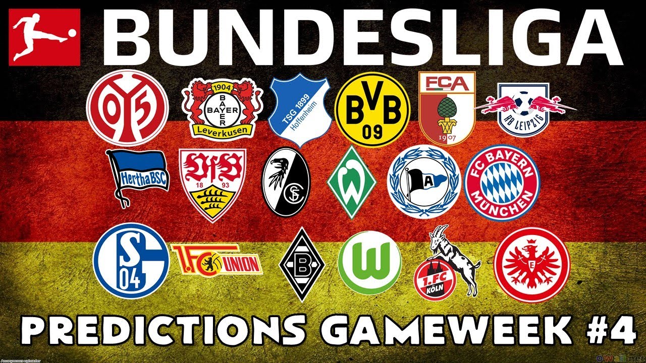 2020-2021 BUNDESLIGA ⚽ MATCHDAY 4 PREDICTIONS - YouTube