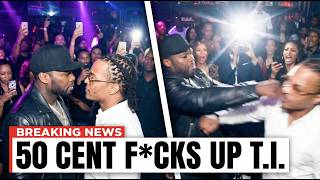 50 Cent And T.I Tense Exchange Caught On Camera (Internet Erupts)