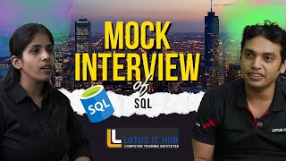 Fresher Mock Interview SQL | Technical Round | SQL Interview for Fresher | HR Interview | SQL Pune