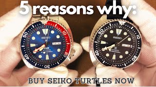 FIVE reasons why the SEIKO TURTLE is still an incredible value affordable automatic dive watch