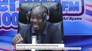 Akuafo)  Kye  Fa is Live with  Hon  Richmond Frimpong   19-08-2023