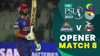 Opener | Karachi Kings vs Lahore Qalandars | Match 8 | HBL PSL 8 | MI2T