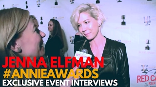Jenna Elfman #ImaginaryMary interviewed at the 44th Annual Annie Awards #ANNIEAwards #AwardSeason
