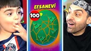 OĞLUM CİHANGİR EFSANEVİ HİLESİ BULDU ! 100 CANAVAR YUMURTASI AÇTIK ! GODZİLLA BRAWL STARS AÇILIMI !