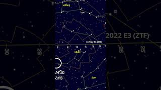 ดาวหางสีเขียว C/2022 E3 (ZTF) อาจเห็นได้ด้วยตาเปล่า