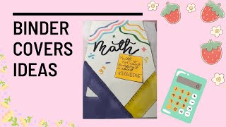 Binder cover ideas !💡 (math)