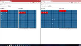 Battleship Assignment Execution - Python + JS