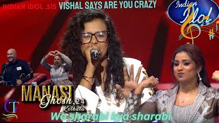 Manasi new powerful performance O sathi sathi ray indian idol15 🎧🔥🤷‍♀️