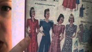 How to Modify Simplicity 2247 to look like a 1940s dress! Video 1