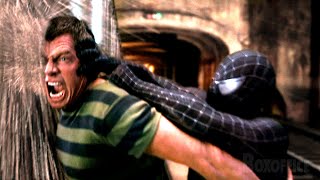 Spider-Man negro vs. el hombre de arena | El hombre araña 3 | Clip en Español
