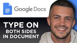 How To Type On Both Sides Of a Google Doc (ON THE SAME LINE)