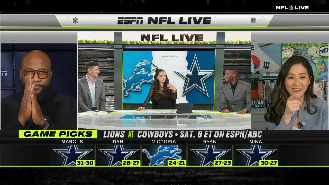 Cowboys To Beat The Lions?! 🤔 NFL Live Nearly Unanimously Believes In ...