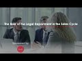 The Role of the Legal Department in the Sales Cycle with Ventana Research