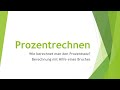 Mathe: Prozentrechnen (Prozentsatz berechnen) - einfach und kurz erklärt