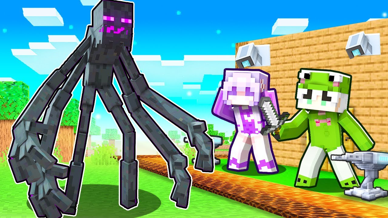 Mutant Enderman Vs The Most Secure Minecraft House Youtube