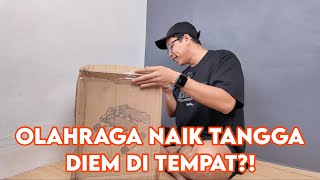 UNBOXING ALAT OLAHRAGA DI RUMAH MINI STEPPER HARGA 400 RIBUAN!