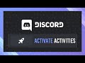 Games on Discord | Activate Activities on YOUR SERVER | Complete Guide