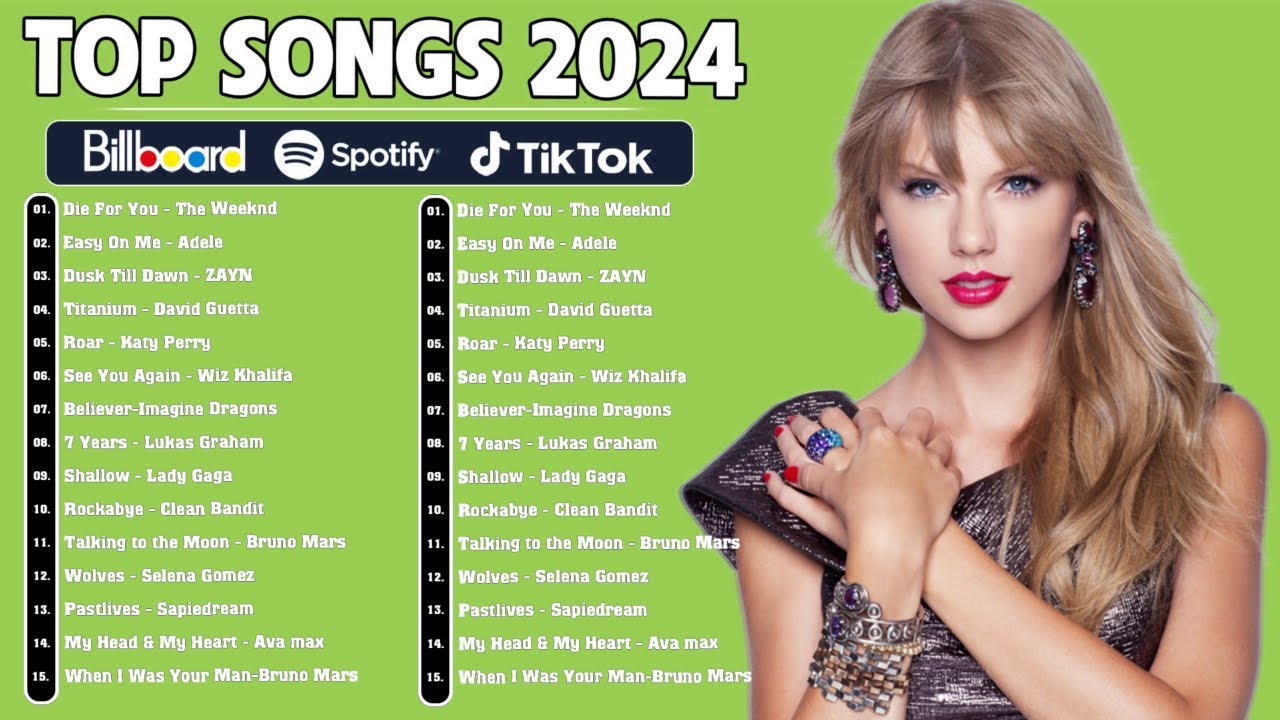 Billboard Hot 100 Top Songs This Week 2024 - Taylor Swift, Justin ...