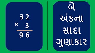 Be ank na gunakar  Gunakar na dakhla ni rit  ગુણાકાર ના દાખલા