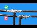 🔥Ewwh! How to do Electrical Wire Twisting | Electric Wire connection | T Connection |