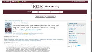 HELM Catalog Basic Search