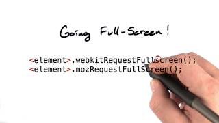 Going fullscreen - Mobile Web Development