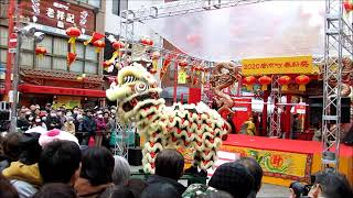 2020南京町春節祭　獅子舞