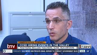 Today: CCSD hiring event at Spring Valley HS