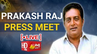 Prakash Raj Press Meet LIVE | MAA Elections 2021 | Sakshi TV