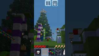 Minecraft Christmas Tree - Timelapse #Shorts