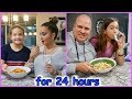 COOKING HOMEMADE FOOD FOR OUR PARENTS FOR 24 HOURS | SISTER FOREVER