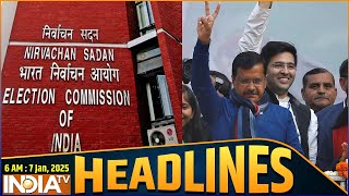 6 AM Headlines : दिल्ली में चुनाव तारीखों का आज होगा ऐलान | Delhi Election Date | Kejriwal | AAP