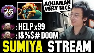 SUMIYA vs Master Tier Huskar \u0026 Crazy Doom | Sumiya Invoker Stream Moment #434