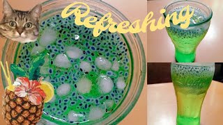 **SUMMER DRINK**// රස්නෙ දවසට කූල් වෙන්න නි‌යම බීම එක // #amazing #summer #drinks #cooldrinks #cool