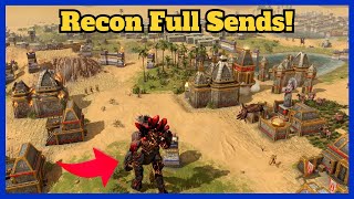 Nullra's Building Spam Poseidon Meets Recon's Relentless Aggression! Recon (Oranos) vs Nullra (Pos)