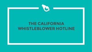 California State Auditor Whistleblower Hotline