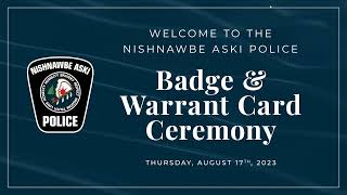 Badge Ceremony - August 17, 2023 (NAPS)