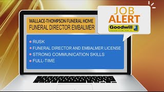 JOB ALERT: Wallace-Thompson Funeral Home in Rusk needs a Funeral Director Embalmer