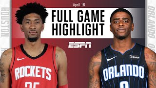 Houston Rockets at Orlando Magic | Full Game Highlights