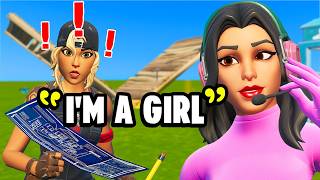 Revealing I'm A GIRL After DESTROYING Kids in Fortnite