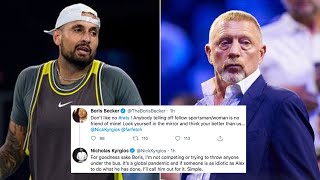 Nick Kyrgios SLAMS Boris Becker, Calls Him a 'Criminal' – Heated Feud Explained!