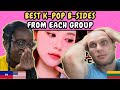 REACTION TO The BEST B-Side from Each K-Pop Group | FIRST TIME WATCHING